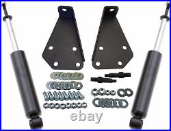 Front Shocks & Relocation Kit withBolt On Upper Brackets P19 For 1978-87 GM G Body