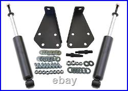 Front Shocks & Relocation Kit withBolt On Upper Brackets P19 For 1978-87 GM G Body