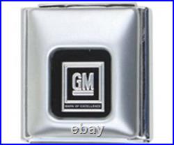 GM Buckle Non Retractable Black Lap Seat Belts (2) + Retrofit Mounting Kit 60
