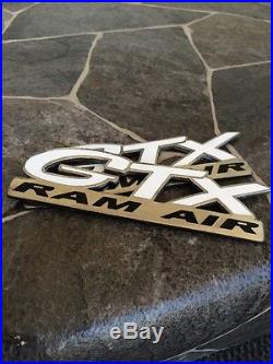 GM SLP GTX 1997-2003 Pontiac Grand Prix Ram Air Badges Emblems Rare 3.8 V6 Oem