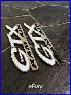 GM SLP GTX 1997-2003 Pontiac Grand Prix Ram Air Badges Emblems Rare 3.8 V6 Oem