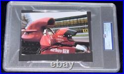 GOAT & 3x F1 Drivers World Champion Niki Lauda Signed BRM P160 Photo Auto PSA
