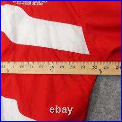 GRAND PRIX Formula One F1 Jacket Mens Small Red Blue USA Flag VINTAGE 2000