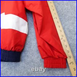 GRAND PRIX Formula One F1 Jacket Mens Small Red Blue USA Flag VINTAGE 2000