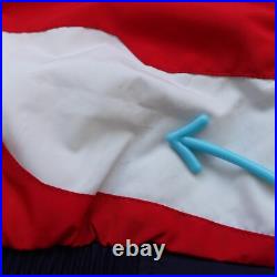 GRAND PRIX Formula One F1 Jacket Mens Small Red Blue USA Flag VINTAGE 2000