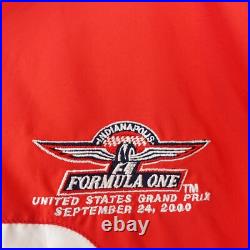GRAND PRIX Formula One F1 Jacket Mens Small Red Blue USA Flag VINTAGE 2000