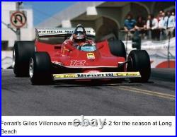 Gilles Villeneuve 1st & Only Grand Chelem 1979 USA West F1 Grand Prix Pass