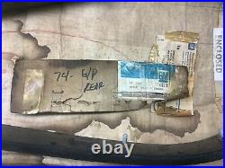 Gm# 492181 1974 Pontiac Nos Rear Bumper Strip 74 All Gp Grand Prix Black Rubber