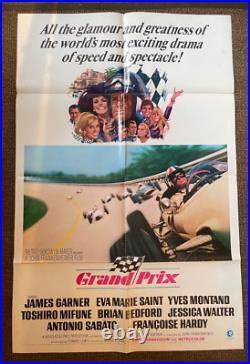 Grand Prix 1966 Original U. S. 1 sheet poster 27x 41