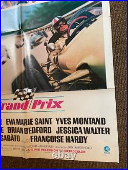 Grand Prix 1966 Original U. S. 1 sheet poster 27x 41