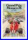 Grand Prix Monaco 1978 Formula One F1 Vintage Car Racing Poster Art Print