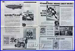 Grand Prix Original US Campaign Book + Promo Material John Frankenheimer 1966