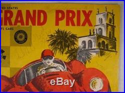 Grand Prix Riverside International Raceway October 10 11, 1959 SIGNED