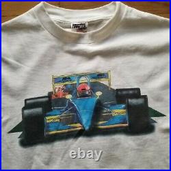 Grand Prix f1 race car tee T Shirt Size XL single stitch tee preowned vintage XL