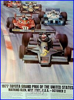 Grand Prix of United States Watkins Glen NY 1969-1977 Michael Turner 9 Posters