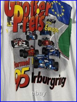 Grober Preis Formula 1 Vintage T-Shirt 95 Nurburgring Grand Prix Size L Men's