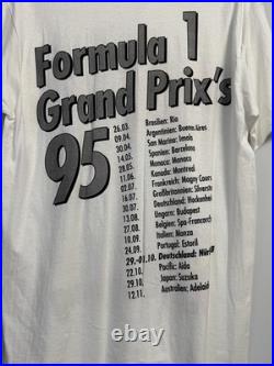 Grober Preis Formula 1 Vintage T-Shirt 95 Nurburgring Grand Prix Size L Men's