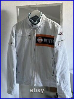 Gulf Grand prix Anniversary Edition Racing Jacket Steve McQueen Man's Size S