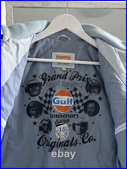 Gulf Grand prix Anniversary Edition Racing Jacket Steve McQueen Man's Size S