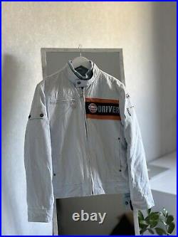 Gulf Grand prix Anniversary Edition Racing Jacket Steve McQueen Man's Size S