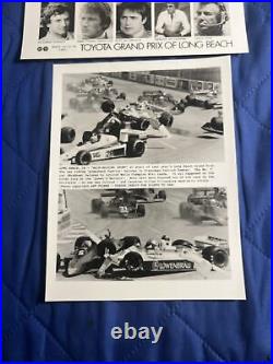 HTF Original 1980 Toyota Long Beach Grand Prix Drivers Photo And Race Photo