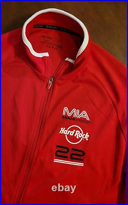 Hard Rock x Holloway Maluma Miami Grand Prix F1 2022 Event Red Jacket Size XL