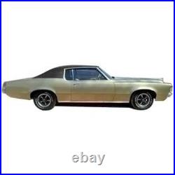 Headliner for 1969-1972 Pontiac Grand Prix Hardtop 2-Door Vinyl Black Front Rear