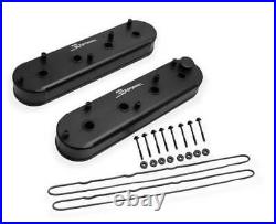 Holley Sniper 890014B LSX Fabricated LS Chevy Valve Covers Black LS1 LS2 LS3 LS