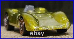 Hot Wheels Ferrari 312P, VHTF Lime Green, 1970 Grand Prix, Redlines, USA