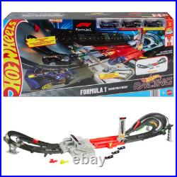 Hot Wheels Formula 1 Grand Prix Circuit Track Set with 3 Diecast Cars Scale 164