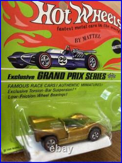Hot Wheels Grand Prix Series McLaren M6A Gold Button Missing