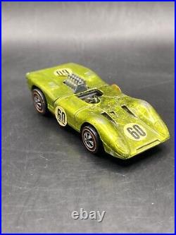 Hot Wheels Redline 1970 Ferrari 312P Spectraflame Yellow Grand Prix Made In USA