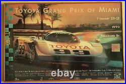 Inaugural 1993 Miami Grand Prix Framed Poster