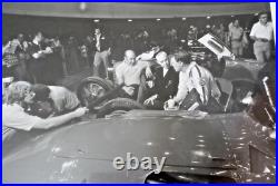 JUAN MANUEL FANGIO, Rene Dreyfus 17 photo's, 10 in. X 8 in. 1976 US Grand Prix