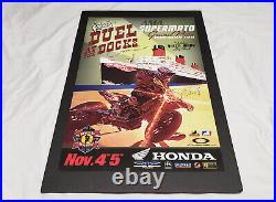 Jeff Ward Troy Lee Duel At The Docks Grand Prix Signed AMA Motocross Poster