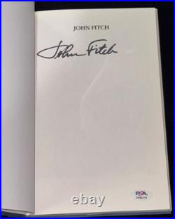 John Fitch F1 LeMans Lime Rock Park Racing Through Life HC/DJ Signed Book PSA