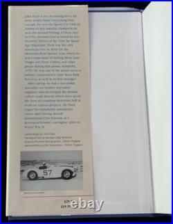John Fitch F1 LeMans Lime Rock Park Racing Through Life HC/DJ Signed Book PSA