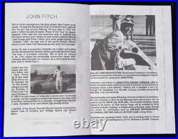John Fitch F1 LeMans Lime Rock Park Racing Through Life HC/DJ Signed Book PSA