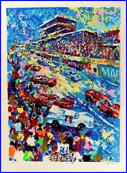 John West GRAND PRIX Serigraph 146/325 Signed and Numbered 26 x 37 Print