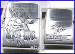 K-1 Grand Prix Andy Hug Limited Zippo Oil Lighter 2001 Mint Rare