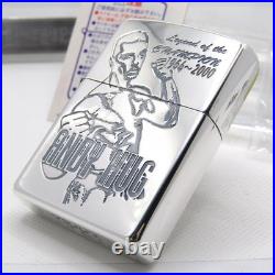 K-1 Grand Prix Andy Hug Limited Zippo Oil Lighter 2001 Mint Rare