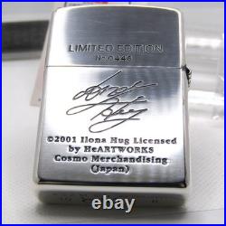 K-1 Grand Prix Andy Hug Limited Zippo Oil Lighter 2001 Mint Rare