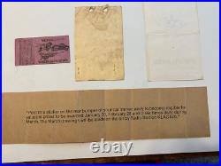 LONG BEACH GRAND PRIX- APRIL 8 1979 With3 AUTOGRAPHS & ORIGINAL POSTER MISC. ITEMS