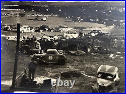 Large Photo Car Race Original Print Grand Prix Cars USA