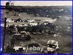 Large Photo Car Race Original Print Grand Prix Cars USA