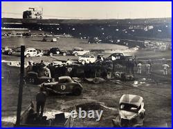 Large Photo Car Race Original Print Grand Prix Cars USA