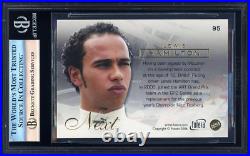 Lewis Hamilton 2006 Futera Grand Prix #95 Formula 1 F1 Rookie Card BGS 8.5