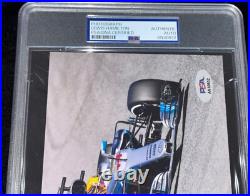 Lewis Hamilton 7x F1 Champion Grand Prix GOAT Signed Photo Auto Card PSA withLOA