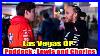 Lewis Hamilton Charles Leclerc Make A Great Appearance And Chat In The Paddock At The Las Vegas Gp