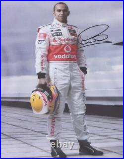 Lewis Hamilton McLaren 2008 1st F1 Championship Signed Photo Auto BAS BGS 10